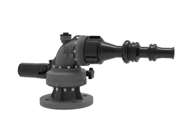 直流喷雾多节炮PSKD40电控炮远控式消防水炮PSKD40-1A可调遥控消防炮
