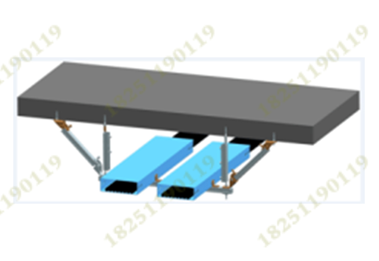 共架桥架双侧向抗震支架,并排线缆桥架抗震支架,多桥架抗震支吊架