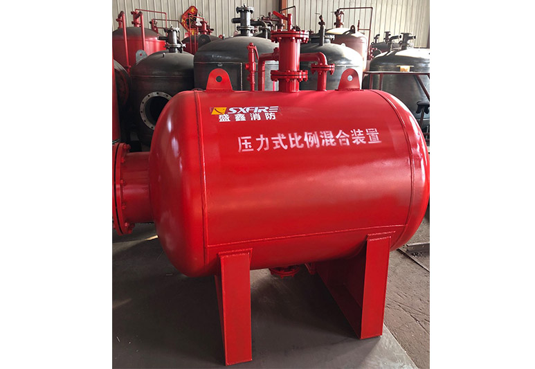 500L泡沫贮液罐丨PHYML32/05丨PGNL500消防泡沫罐丨车库立式压力式比例混合装置
